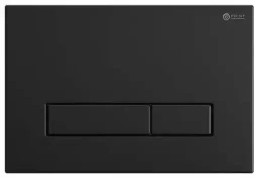 Кнопка смыва «Point» Меркурий PN44831BM черная матовая