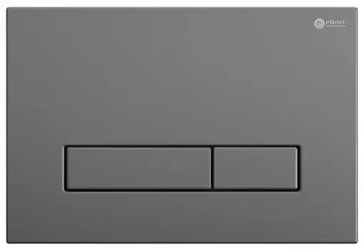 Кнопка смыва «Point» Меркурий PN44831GM графит