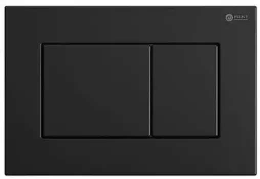 Кнопка смыва «Point» Ника PN44081BM черная матовая
