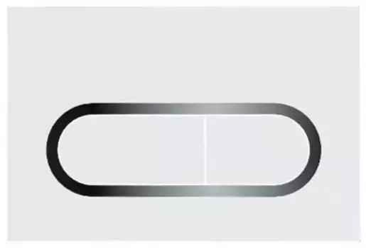 Кнопка смыва «Ravak» Chrome X01455 металл белая