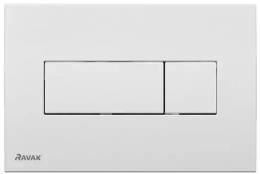 Кнопка смыва «Ravak» Uni X01457 пластик белая
