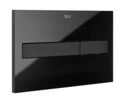 Кнопка смыва «Roca» PL7 890088308 черное стекло/черный матовый