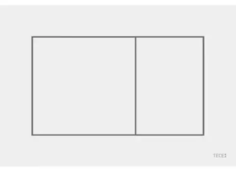 Кнопка смыва «TECE» TECEnow 9240400 белая