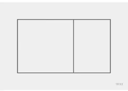 Кнопка смыва «TECE» TECEnow 9240417 белая матовая