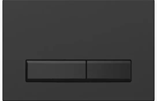 Кнопка смыва «Urbatec» F6MB пластик чёрная матовая