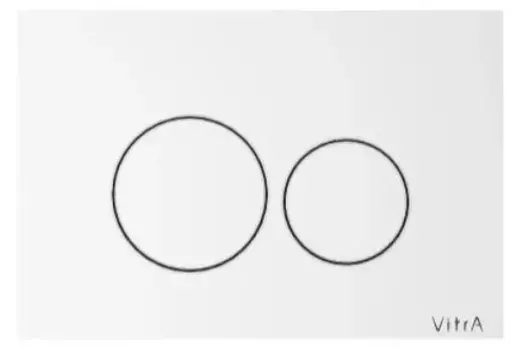 Кнопка смыва «Vitra» Origin 740-2400 пластик белая