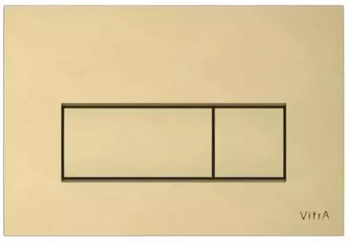 Кнопка смыва «Vitra» Root Square 740-2325 пластик шлифованное золото