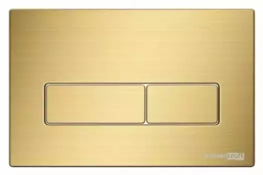 Кнопка смыва «WasserKRAFT» MG03 пластик золото матовое