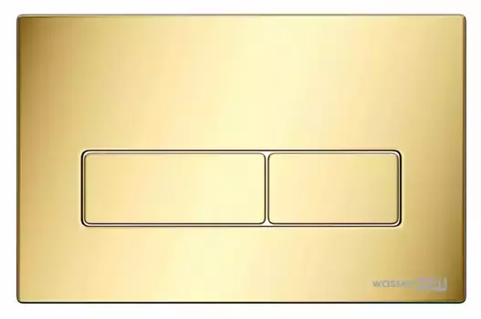 Кнопка смыва «WasserKRAFT» PG03 пластик золото