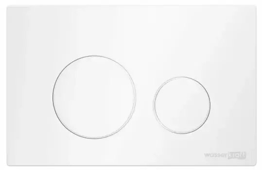 Кнопка смыва «WasserKRAFT» WH02 пластик белая