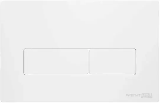 Кнопка смыва «WasserKRAFT» WM03 пластик белая матовая