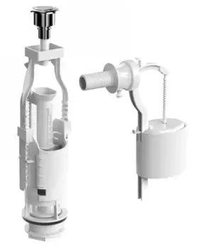 Комплект арматуры для бачка унитаза «Berges Wasserhaus» 030412 Eko12 боковой 1/2" пластик