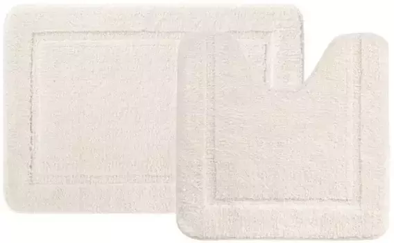 Комплект ковриков в ванну «Iddis» Promo PSET02Mi13 65/45+45/45 микрофибра светло-бежевый