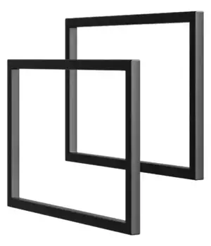 Комплект мебельных ножек «Aqwella» Fargo 60 см чёрный