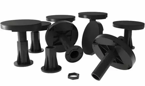 Комплект ножек для поддона «Starohome» С0006214 чёрные