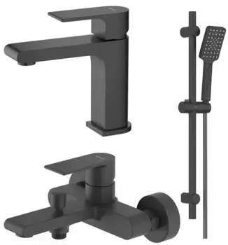 Комплект смесителей «Акватек» Лира AQ1430MB черный матовый