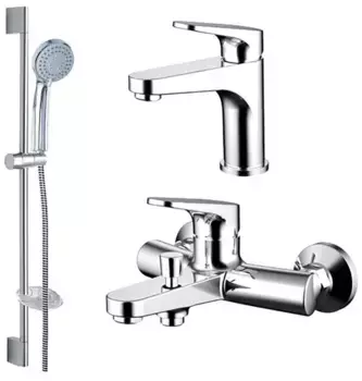 Комплект смесителей «Bravat» Eler F00450CP хром