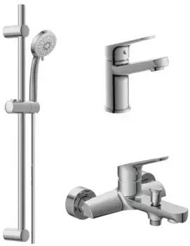 Комплект смесителей «Cersanit» Flavis 64508 хром