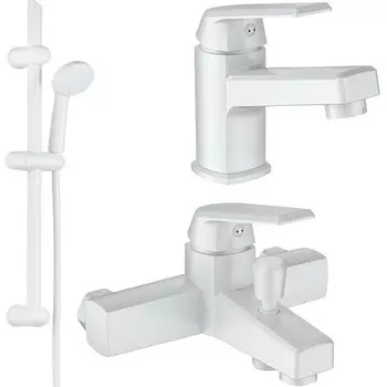 Комплект смесителей «OneLife» P02-511w белый