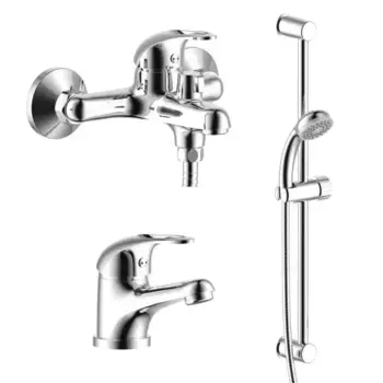Комплект смесителей «Rossinka» SET35-80 хром