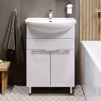 Комплект (Тумба "Vittoria 60" белая (Уют 60) · Vittoria, Alavann