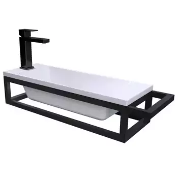 Консоль «Grossman» Метрис 50 (Модуль 50/21) подвесная графит правая