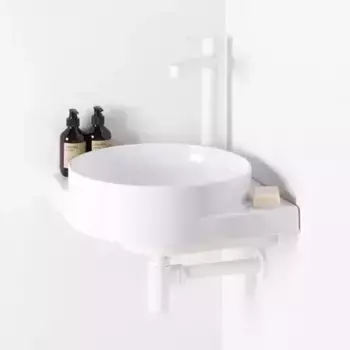 Консоль «Ravak» Yard 45 C (Yard 450 C XJX01245000 45/45) подвесная угловая белая