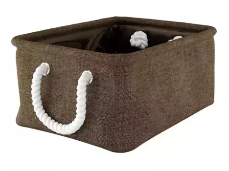 Корзина для белья «WasserKRAFT» Abens WB-220-L 25,4 л тёмно-коричневая