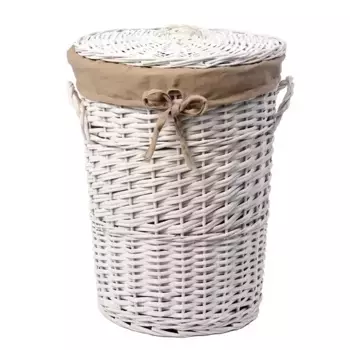 Корзина для белья «WasserKRAFT» Aller WB-106-M 48,8 л белая