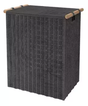 Корзина для белья «WasserKRAFT» Gollach WB-330-L чёрная