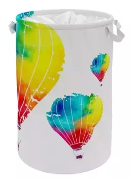 Корзина для белья «WasserKRAFT» Rossel WB-572 белая/рисунок