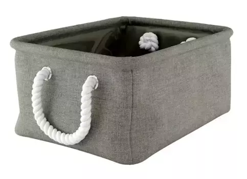 Корзина для белья «WasserKRAFT» Wiese WB-840-L 25,4 л серая