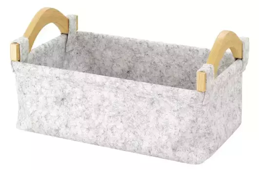 Корзина для хранения «WasserKRAFT» Aula WB-110-S серая