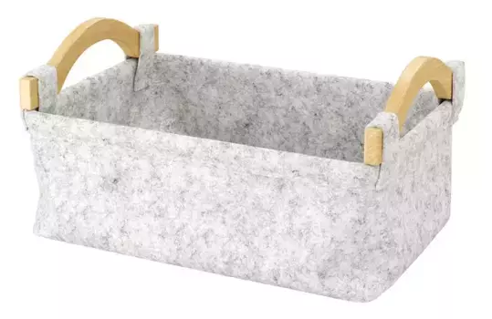 Корзина для хранения «WasserKRAFT» Aula WB-110-M серая