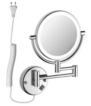 Косметическое зеркало «Акватек» AQ4915CR на стену хром