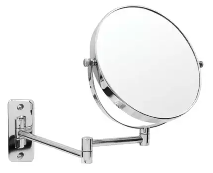 Косметическое зеркало «Ridder» Belle О3104100 на стену 1х/5х-увеличение хром