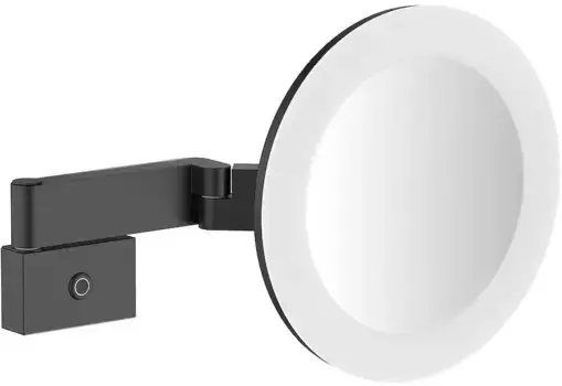 Косметическое зеркало «Timo» Selene 15276/03 на стену чёрное матовое