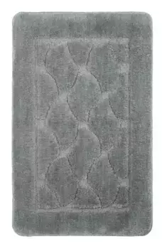 Коврик для ванной «Fixsen» Link FX-5002K 80/50 резина, микрофибра серый