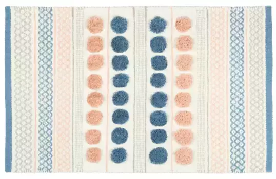 Коврик для ванной «Fixsen» Lotus FX-8030W 80/50 хлопок мультиколор