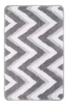 Коврик для ванной «Fixsen» River FX-5004K 80/50 резина, микрофибра серый