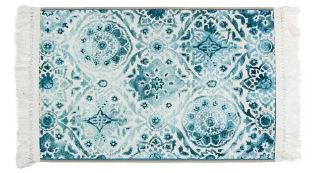 Коврик для ванной «Fixsen» Vintage FX-7000T 80/50 полиэстер, хлопок бирюзовый