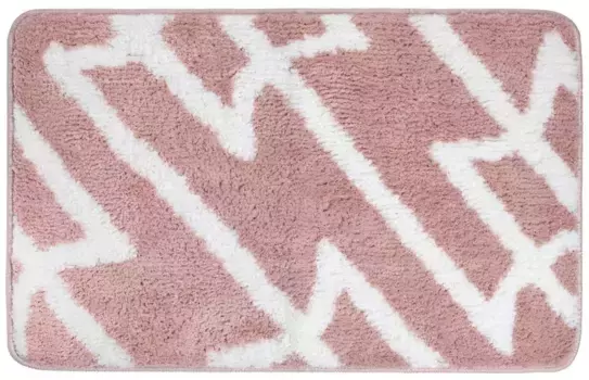 Коврик для ванной «Iddis» Base BPQS01Mi12 80/50 микрофибра розовый
