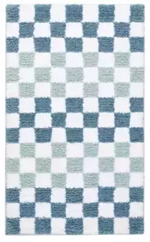 Коврик для ванной «Ridder» Grand Prix 716333 85/55 полиэстер синий/голубой