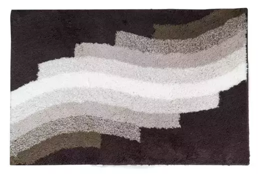 Коврик для ванной «Ridder» Streak 7107309 90/60 акрил бежевый