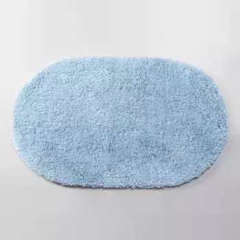 Коврик для ванной «WasserKRAFT» Dill BM-3946 100/60 резина, микрофибра Crystal Blue