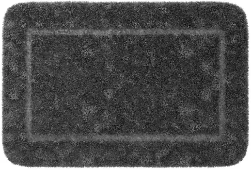Коврик для ванной «WasserKRAFT» Lopau BM-6012 90/60 микрофибра charcoal gray