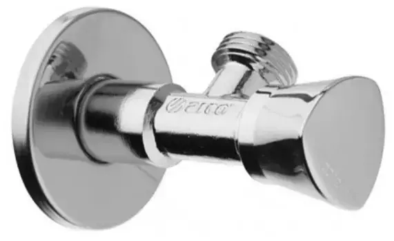 Кран бытовой «Arco» Zenit Z0915 1/2"-3/8" + переходник на 3/4" НР-НР хром