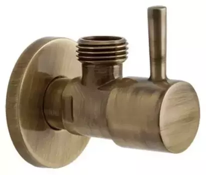 Кран бытовой «Remer» Minimal RR128L 1/2"-1/2"VO НР-НР бронза