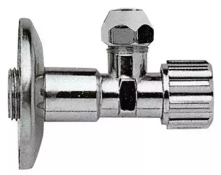Кран бытовой «Remer» RR 117 1/2"-10ц НР-под цангу хром