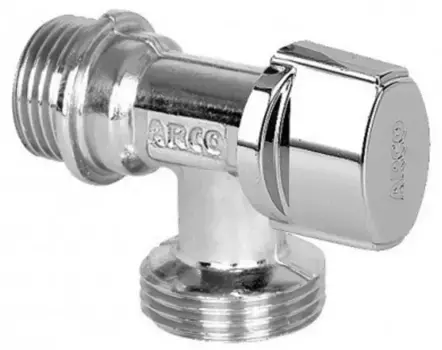 Кран шаровой бытовой «Arco» Novfr 729 1/2"-3/4" НР-НР хром